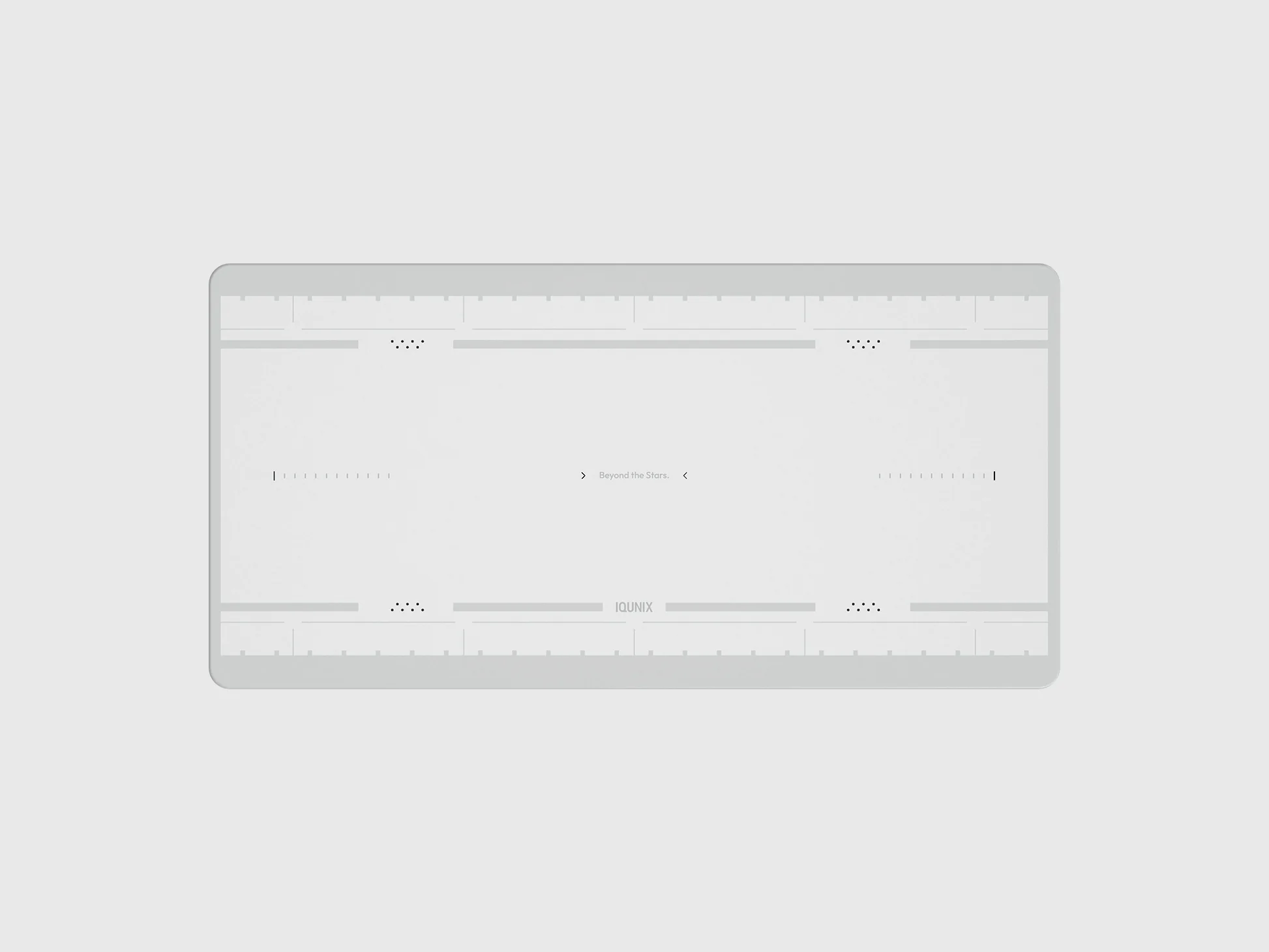 IQUNIX MQ80 Astral White Desk Mat