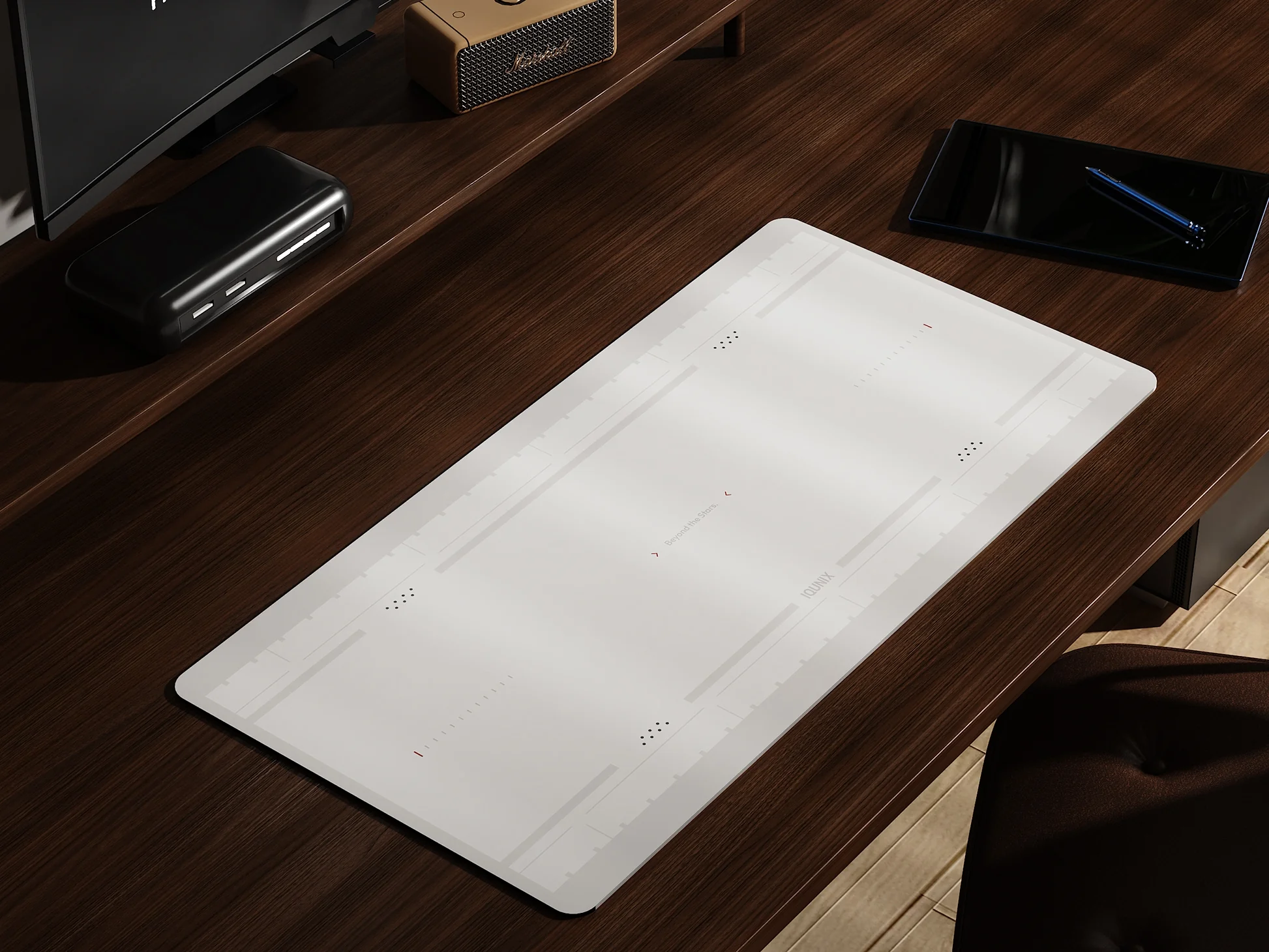 IQUNIX MQ80 Astral White Desk Mat - Image 2