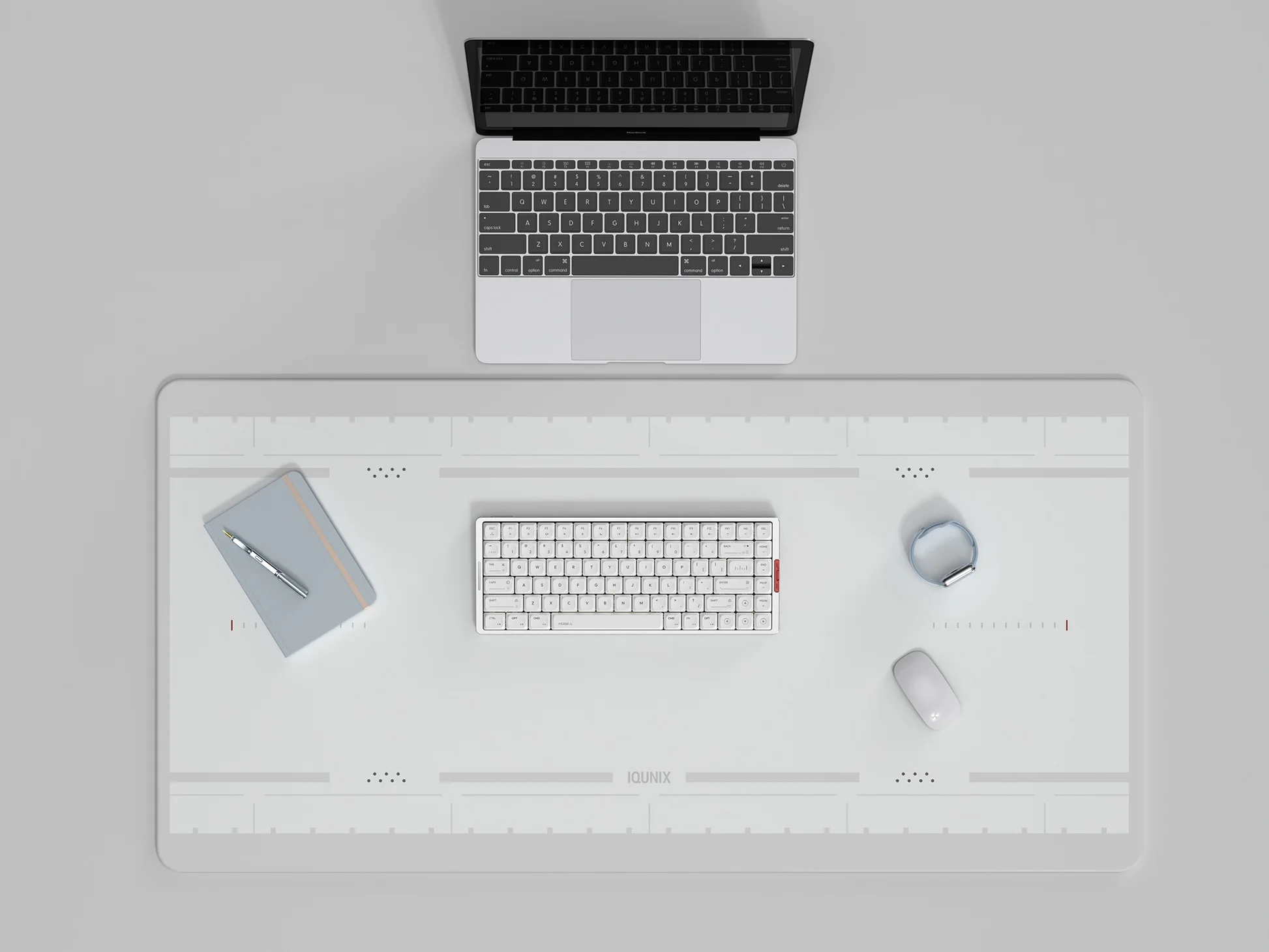 IQUNIX MQ80 Astral White Desk Mat - Image 4